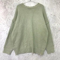 WHO’S WHO gallery フーズフーギャラリー ダメージ マルチウェイ ニット ミント Fサイズ ◇〇☆