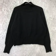 ROPE PICNIC ロペピクニック ハイネック ラグラン ニット プルオーバー 帯電防止 ・ 洗濯機 OK ブラック 38サイズ ◇〇