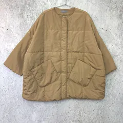 sakishima tokyo サキシマトーキョー マフラー付き エコ ダウン ジャケット ベージュ Fサイズ ◇〇☆のサムネイル