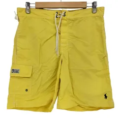 ポロバイラルフローレン Polo by RALPH LAUREN 90s ポニー刺繍  ナイロン サーフ ショートパンツ ショーツ メンズ import：S 