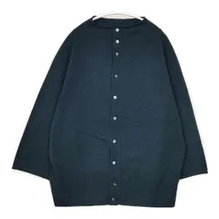 prit モックネック 前後2WAY ウールニット カーディガン ダークグリーン レディース プリット【中古】5-1005T∞のサムネイル