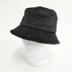 KIJIMA TAKAYUKI アンゴラウール ビーバーバケットハット サイズ1 帽子 ハット ブラック レディース キジマタカユキ【中古】5-1021T◎