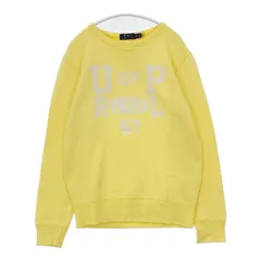 POLO RALPH LAUREN カレッジロゴ　裏起毛 XS トレーナー スウェット イエロー メンズ ポロ・ラルフローレン【中古】5-1023T∞