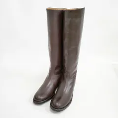 MARGARET HOWELL レザー 牛革 サイズ23.5cm ロング ブーツ ブラウン レディース マーガレットハウエル【中古】5-1009T◎のサムネイル