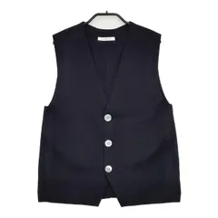GALERIE VIE ウーステッドミラノ Vネックベスト 定価27500円 23-02-44-02003 ベスト 24AW 濃紺 ネイビー レディース ギャルリーヴィー【中古】5-1101T∞のサムネイル