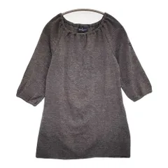 Le Minor ウール混 七分袖 サイズ1 ニット グレー レディース ルミノア【中古】5-1014T♪のサムネイル