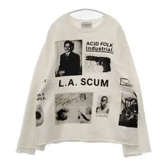 Black Weirdos Layered Sweatshirt レイヤードスウェット 定価28600円 20AW-sw02 スウェット ホワイト メンズ ブラックウィドー【中古】5-1120T∞のサムネイル