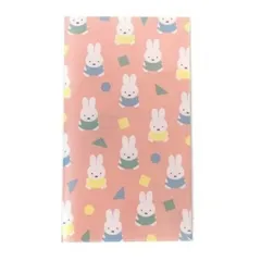 【新品】ミッフィー マスクケース 抗菌 チケットケース レシートケース クリアファイル型 領収書 整理 ディック・ブルーナ 日本製 ダブルポケット 使い捨てマスク入れ 収納 薄い ピンク