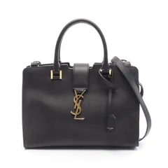 YVES SAINT LAURENT イヴ・サンローラン ベイビーカバス YSLライン ハンドバッグ