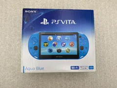 ◆PlayStation Vita本体 Wi－Fiモデル アクア・ブルー　0012568245　動作品
