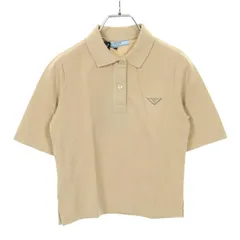 k*.様 PRADA ニットポロシャツ 中古・古着通販】PRADA (プラダ) ニットポロシャツ ブラック サイズ:46