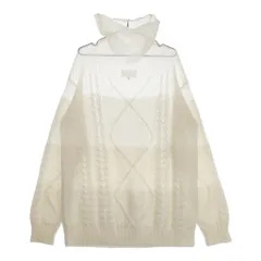 MAISON MARGIELA S29GP0070 XS 白タグ モヘヤタートルネック グラデーション ニット アイボリー レディース メゾンマルジェラ【中古】4-1009T♪のサムネイル