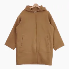 AURALEE HEAVY MELTON HOODED COAT A7AC04HM サイズ1 コート キャメル レディース オーラリー【中古】4-1018A♪のサムネイル