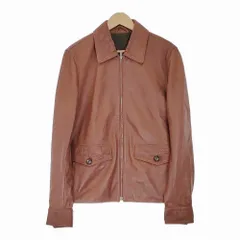 Maison Martin Margiela レザージャケット ここのえ期 アーカイブ 48 ブルゾン 09SS ブラウン メンズ メゾンマルタンマルジェラ【中古】4-1031T♪のサムネイル