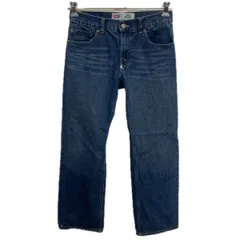 Levi's 505 デニムパンツ W28 ダークブルー リーバイス ジップアップ アメカジ ジーンズ デニム コットン ストレート 2601-260