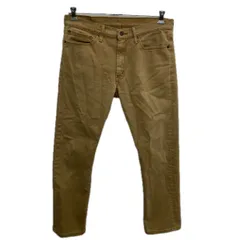 メキシコ製 Levi's 513 デニムパンツ W34 ライトブラウン リーバイス ジップアップ アメカジ ジーンズ デニム コットン 2601-294