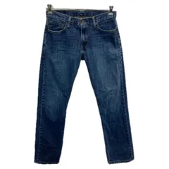 メキシコ製 Levi's 514 デニムパンツ W32 ブルー リーバイス ジップアップ アメカジ ジーンズ デニム コットン 2601-298