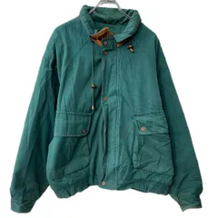 FIELD STREAM ジャケット XL グリーン ジップアップ スナップボタン エルボーパッチ アウター 秋冬物 a801-5873