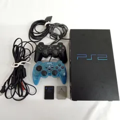 PlayStation2 箱無し コントローラー・メモリーカード2個セット 電源確認済 AKK1-3E