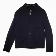 R&D.M.Co- 縮絨起毛ニット ウール 羽織 ジャケット ネイビー レディース オールドマンズテーラー【中古】5-0914T△のサムネイル