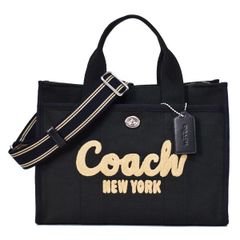 COACH コーチ カーゴ トート ブラック34 2way - メルカリ