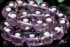 【１点物】透明感 ファントムアメジスト　8.5mm　ブレスレット パワーストーン 天然石 _U8677