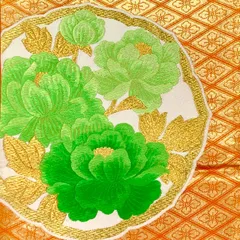 袋帯 正絹 振袖・訪問着などに フォーマルにも[あE261]