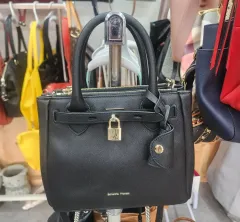 サマンサタバサ ブラック トートバッグ - 正規品