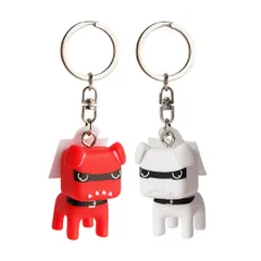 紅白デリ丸。キーホルダー　非売品ポチ袋付き　デリカミニ　デリカ D:5