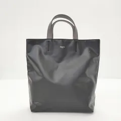 ORCIVAL PVCコーティングバッグ ハンドルレザー トートバッグ ブラック レディース オーシバル/オーチバル【中古】5-0707G◎