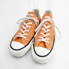 CONVERSE オールスター 日本製 US5.5 ローカット スニーカー オレンジ レディース コンバース【中古】5-0904G◎