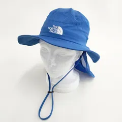 THE NORTH FACE キッズ サンシールドハット 帽子 ハット ブルー レディース ザノースフェイス【中古】5-1108G◎