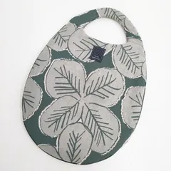 mina perhonen ts9271 good luck エッグバッグ カットジャガード トートバッグ グリーン レディース ミナペルホネン【中古】5-1122G∞