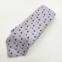 PAUL SMITH COLLECTION シルク100％ ドット柄 ネクタイ ラベンダー メンズ ポールスミスコレクション【中古】5-1130G∞