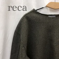 reca レカ ウールニット  ストレッチ トップス レディース F オリーブ  レディース ファッションのサムネイル
