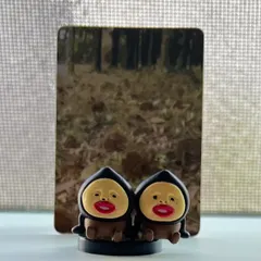 カバヤ こびとづかん　アマクリソツ　栗　くり　ペア　フィギュア　マスコット　小人図鑑　こびと図鑑　こびとずかん　おもちゃ　カプセルトイ　ガチャガチャ　ガチャ　ガシャポン　ストラップ　キーホルダー