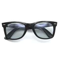 美品 Ray-Ban レイバン サングラス RB2140-F WAYFARER イタリア製 ウェイファーラー フルフィット 601/52 ブラック 65009521