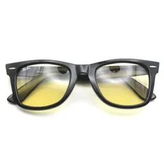 美品 Ray-Ban レイバン サングラス RB2140-F WAYFARER イタリア製 ウェイファーラー フルフィット 901/R6 ブラック 65009523