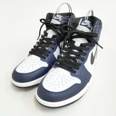 NIKE 新品 AIR JORDAN 1 RETRO HIGH OG MIDNIGHT NAVY 27.5cm DZ5485-401 スニーカー 24AW ネイビー ホワイト メンズ ナイキ【中古】5-0401G♪