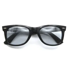美品 Ray-Ban レイバン サングラス RB2140-F WAYFARER イタリア製 ウェイファーラー フルフィット 601/R5 ブラック 65009522