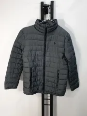 ポロ ラルフローレン キッズ 軽量 ダウン ジャケット グレー BOYS PLANET(ボイプラ) M 10-12