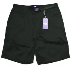 新品 THE NORTH FACE PURPLE LABEL ザ・ノースフェイス パープルレーベル 25SS Chino Field Shorts ベルテッド チノフィールドショーツ N25SD094 34 Black nanamica ショートパンツ