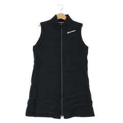 【タグ付き未使用品！】テーラーメイド｜レディース｜Ｍ｜防風ロングベスト｜ ブラック系｜秋冬｜中古ゴルフ用品