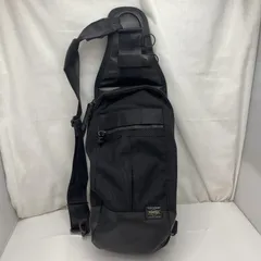 【中古】PORTER ヒート スリングショルダーバッグ 黒 マグライト欠品 ポーター[91][240091399591]