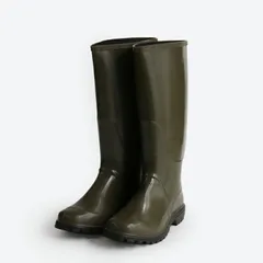 【1点販売】イタリア海軍 ラバーブーツ オリーブ デッドストック [長靴 レインブーツ イタリア オリーブ 軍放出 ミリタリー アウトドア ガーデニング ルーマニア製 ]