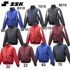 新品】SSK 野球 グラウンドコート L蓄熱保温 サーモトロン 紺×白 新古 