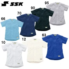 エスエスケイ SSK ジュニア用・無地メッシュシャツ ユニフォームシャツ 野球用品 (US0001JM)、(90)ブラック