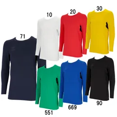 ヒュンメル hummel  ジュニアあったか丸首インナーシャツ  JR アンダーシャツ (インナー) 発熱 丸首タイプ  25AW (HJP5164C)、(90)ブラック