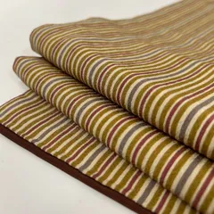 小紋 洗える着物 縞模様 上品な染め 化繊 着物 MK-3123
