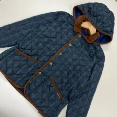 120 (130可能) ミッキーハウス 起毛 キルティング アウター